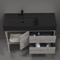 Wall Mounted Bathroom Vanity, Modern, 48